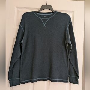 Red Head Brand Co Men's Long Sleeve Blue Thermal Sweater Medium